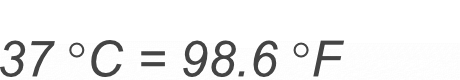 37 Celsius to Fahrenheit conversion result - Picture.