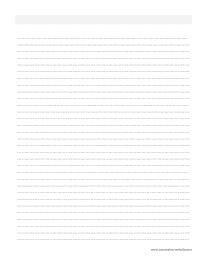 Printable Lined Paper for Notes - Picture