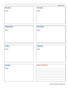2016 weekly planners free printable weekly planners weekly planner pdf